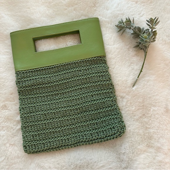 Binge Knitting | NWOT - Aurora Mini Foldover Clutch - Sage - Picture 6 of 9